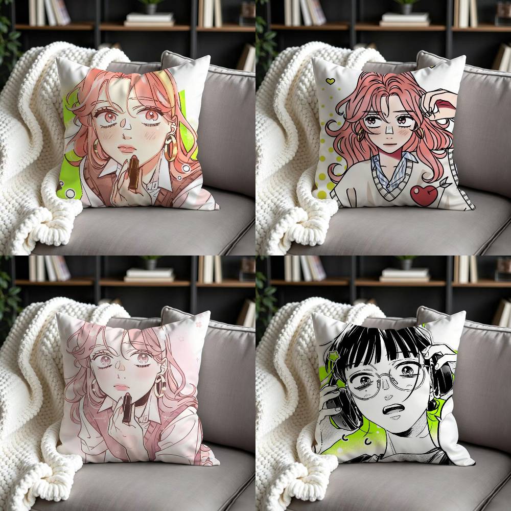 Aya Home Textiles - Mitsuki Koga Aya tgswiiwagaa 両面プリント枕カバーパターンプリント枕カバーリビングルームソファクッションカバー