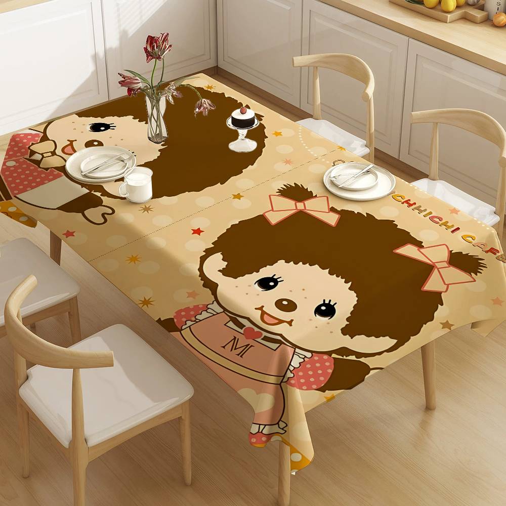 Home Textiles Today News - 人気のロゴ M-Monchhichi ファッションテーブルクロス 誕生日パーティー 結婚式 クリスマス