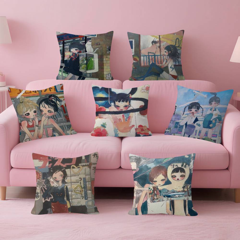Aya Home Textiles - アートアヤタカノガール枕アニメ枕ソファベッドヘッド枕カバークッションカバーファッション