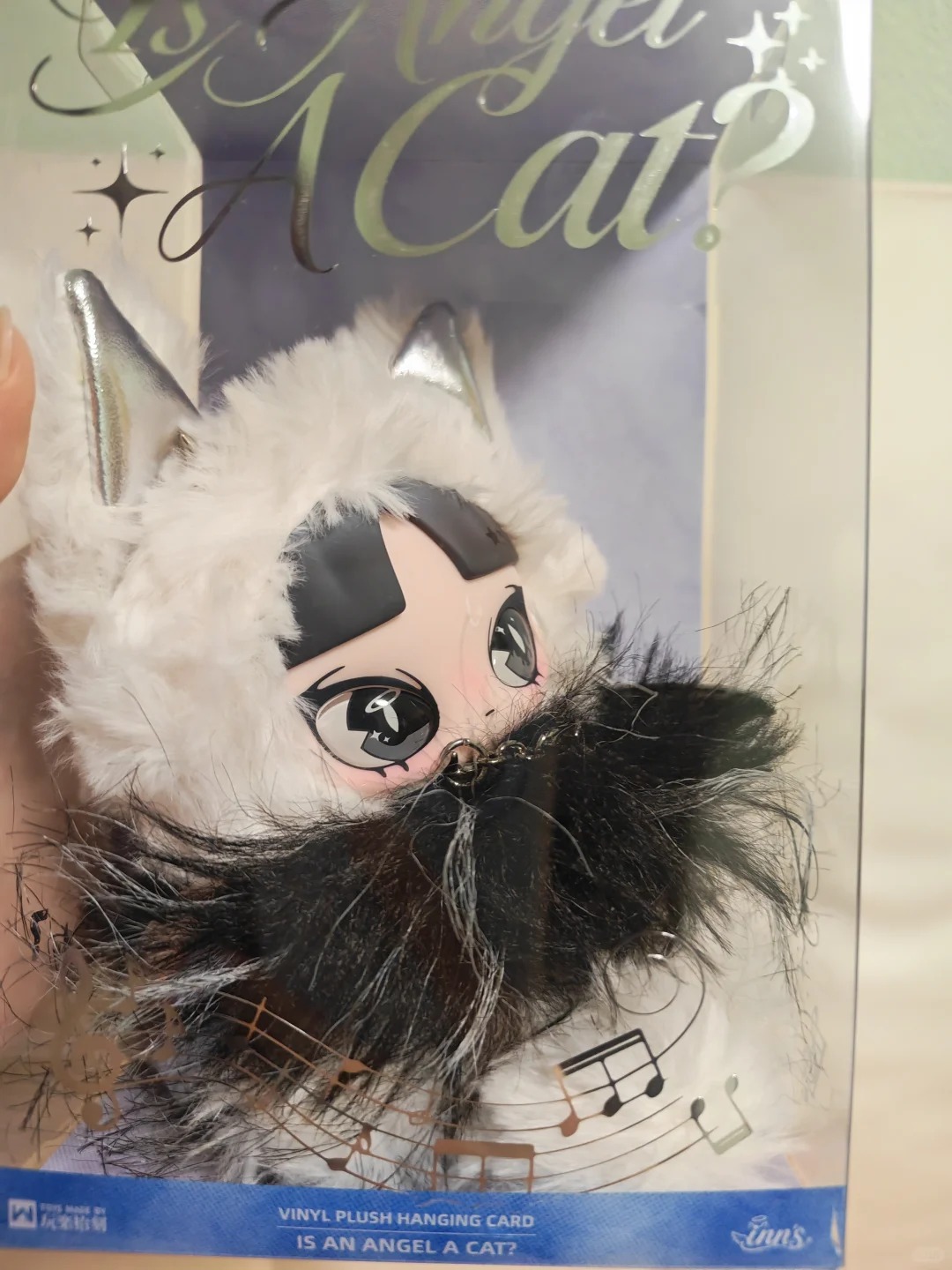 Home & Hotel Textiles Private Limited - オリジナルインズ・イズ・ア・エンジェル 猫のぬいぐるみ シルバーウィング キャットイヤー ビニールフェイスドール コレクタブルトイ