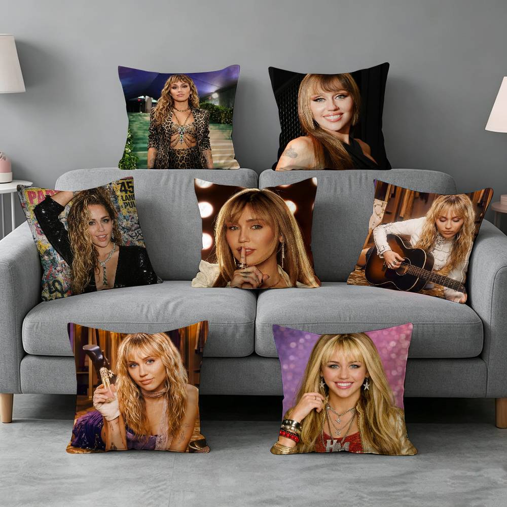 Home Textiles Definition - ハンナ・モンタナ-枕カバーのギフト、高精細デジタル印刷、驚くほど鮮やかな模様、家庭用。