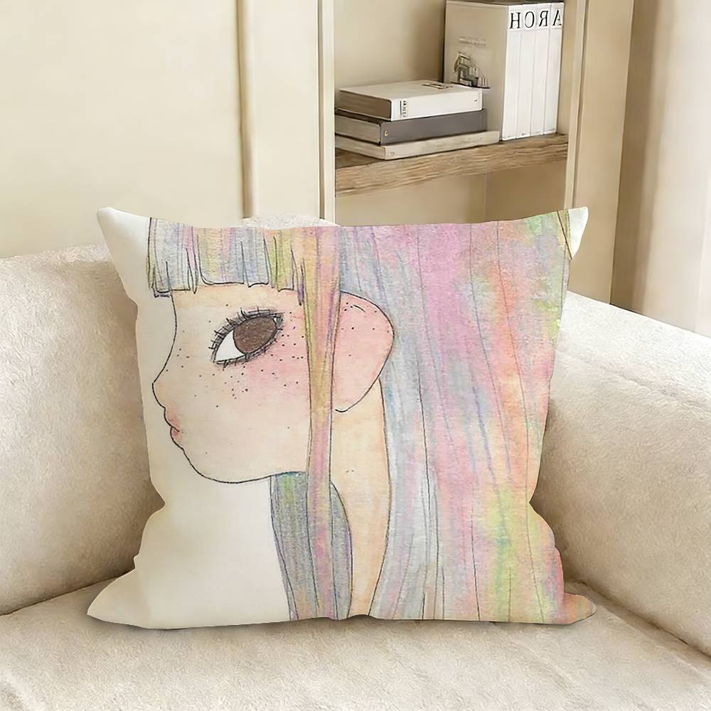 A-Aya T-Takano かわいい大きな目の女の子枕カバ - Aya Home Textiles のレビューと価格