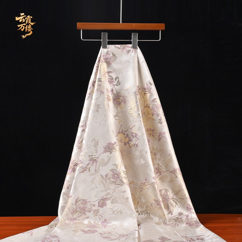 チャイナドレスや漢服用の中国風ピンクゴールドの大花柄レリーフ - Home Textiles Designer のレビューと価格