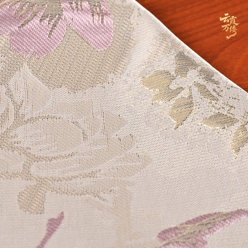 チャイナドレスや漢服用の中国風ピンクゴールドの大花柄レリーフ - Home Textiles Designer のレビューと価格