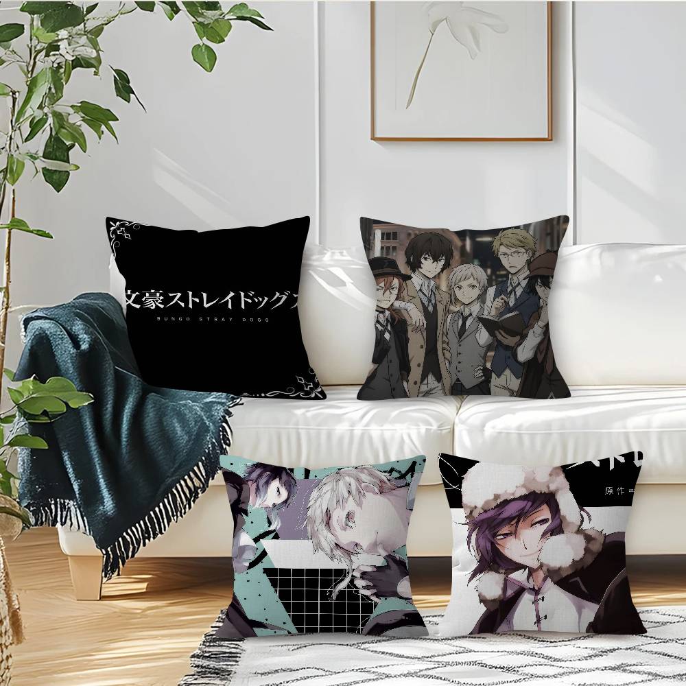 アニメ B-Bungo Stray Dogs クッションカバ - Home.Textiles Cushion のレビューと価格