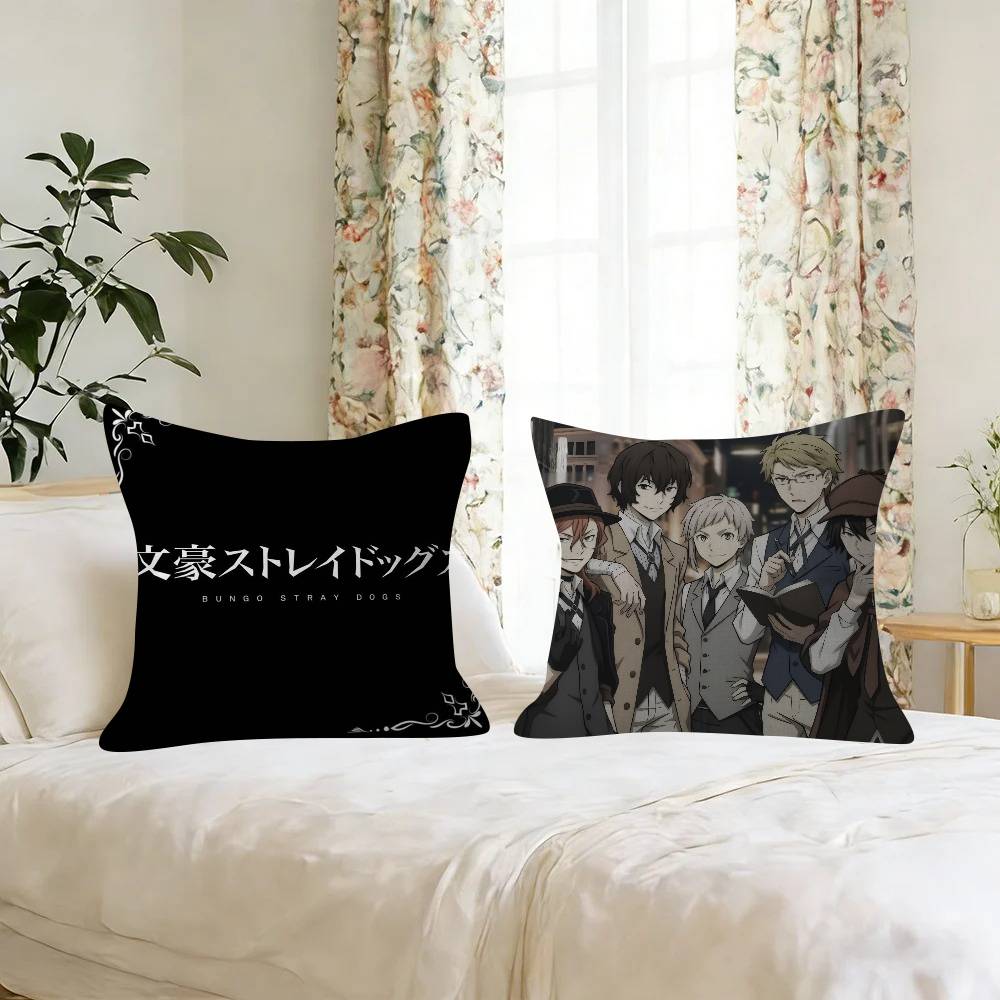 アニメ B-Bungo Stray Dogs クッションカバ - Home.Textiles Cushion のレビューと価格