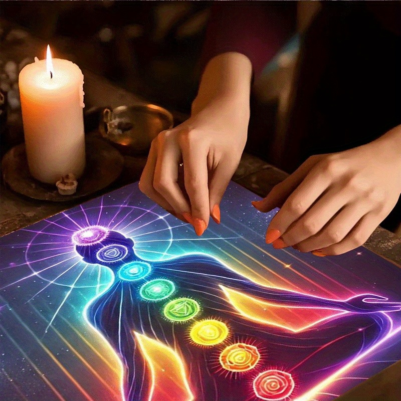 1pc チャクラエネルギー瞑想ジャーニータロットテーブルクロ - Home Textiles Today News のレビューと価格