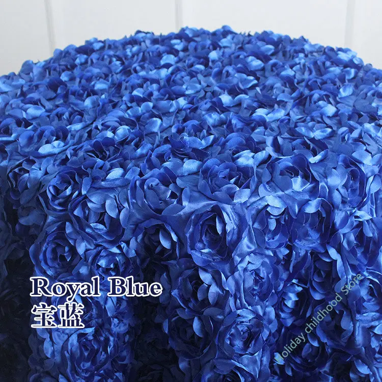 3D バラの花びらテーブルクロスカーペット結婚式パーティー宴 - Home Textiles Today News のレビューと価格