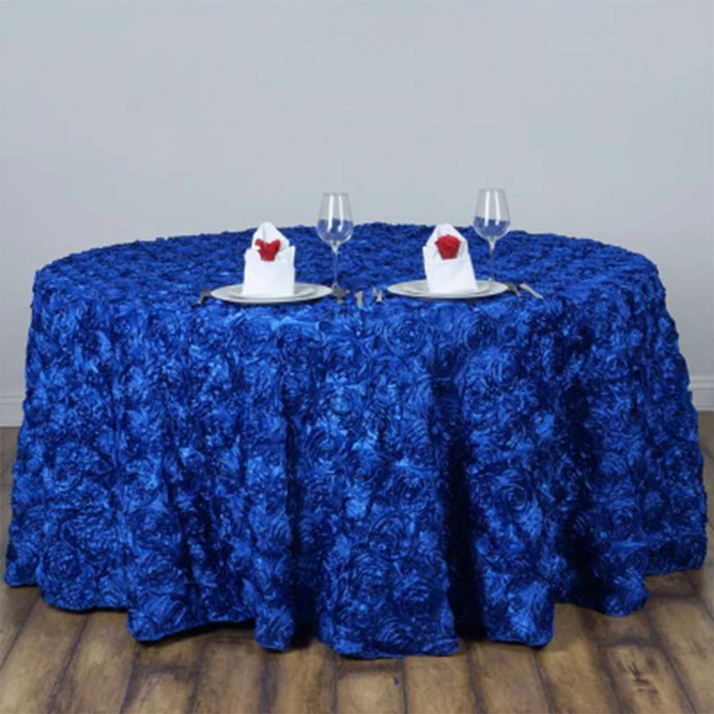 3D バラの花びらテーブルクロスカーペット結婚式パーティー宴 - Home Textiles Today News のレビューと価格