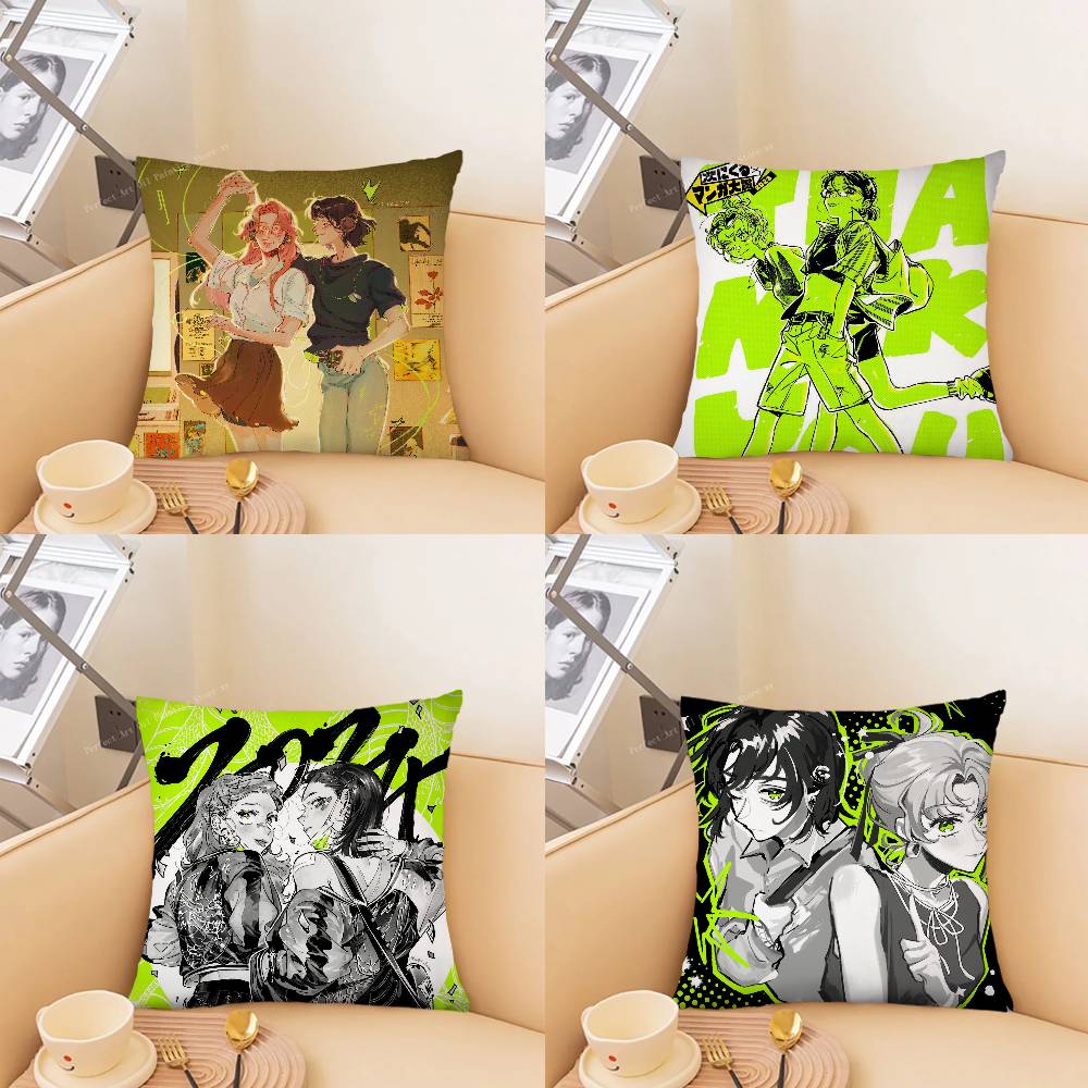 A-アヤ・オオサワ・K-オーガ・M-ミツキ マンガ枕カバー  - Aya Home Textiles のレビューと価格