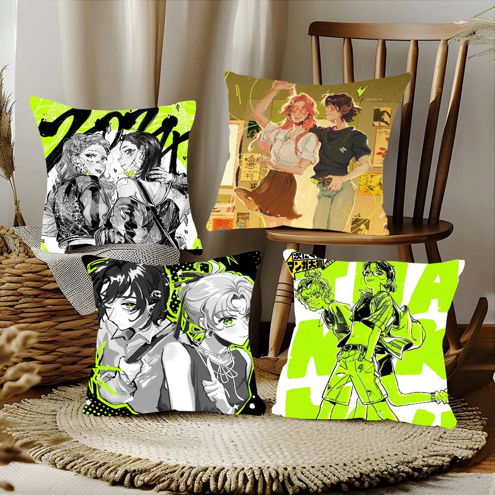 A-アヤ・オオサワ・K-オーガ・M-ミツキ マンガ枕カバー  - Aya Home Textiles のレビューと価格