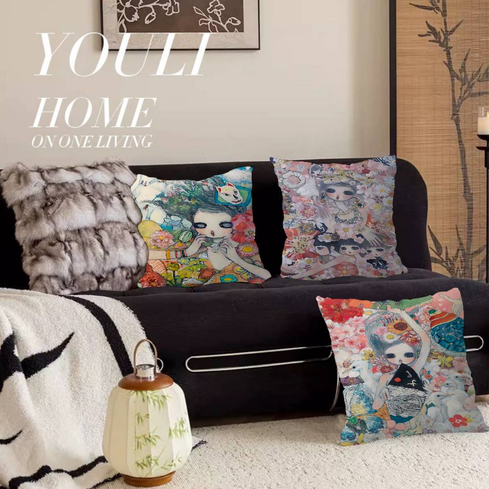 アヤ・タカノ漫画枕カバーソファクッションカバーホームルーム装 - Aya Home Textiles のレビューと価格