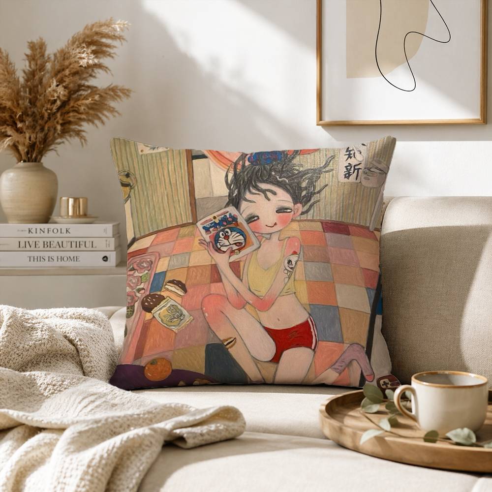 A-Aya T-Takano アート枕カバー ソファ リビン - Aya Home Textiles のレビューと価格