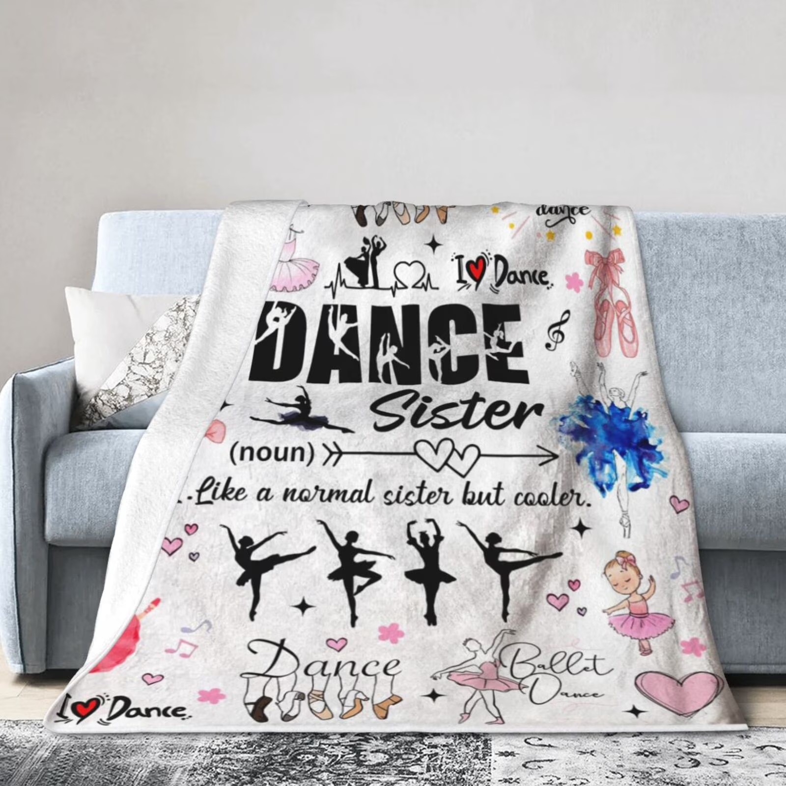 ダンスシスターディファインス バレエ愛好家向け 軽量フランネ - Home Textiles Definition のレビューと価格
