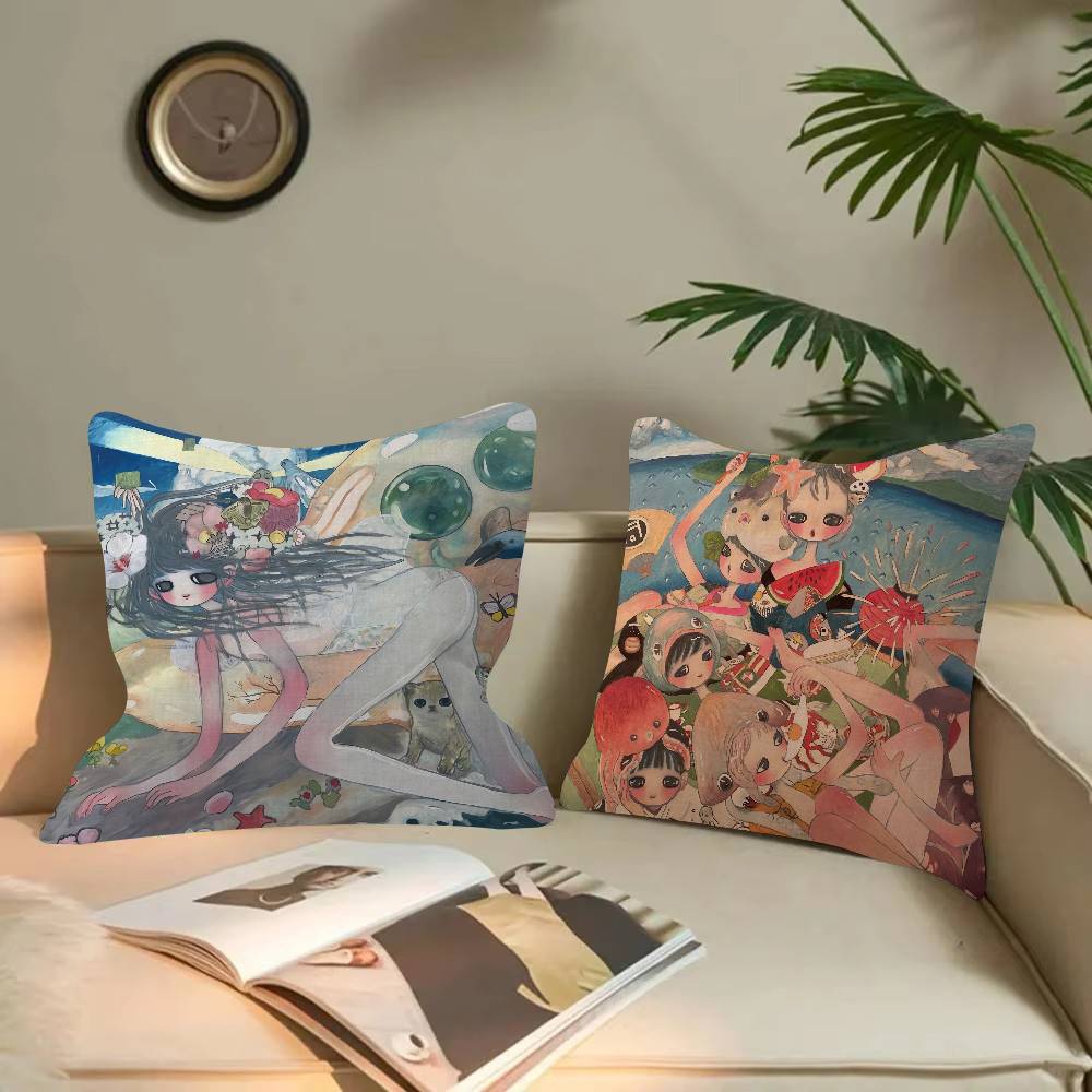 アーティスト 田園アヤ 枕カバー ソフト両面プリント ソファ - Aya Home Textiles のレビューと価格
