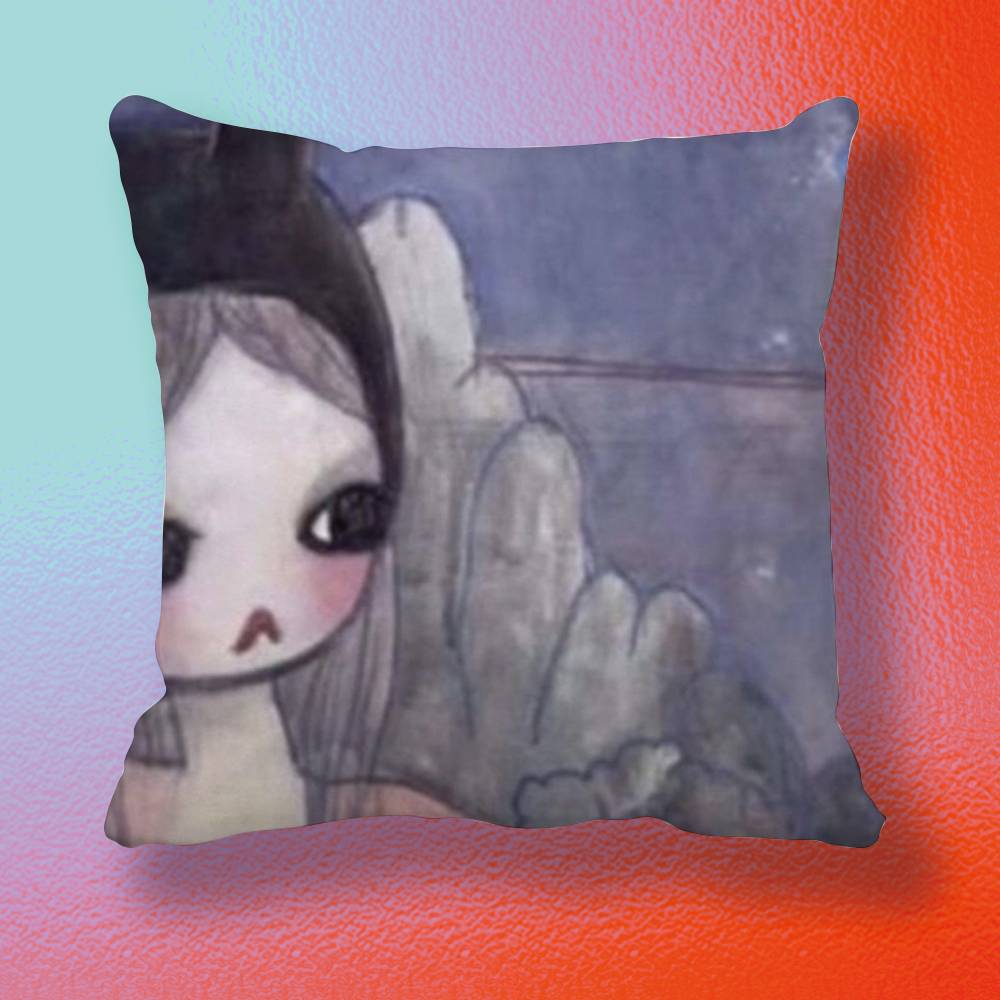 Aya Takano P-paintings 両面プリント枕 - Aya Home Textiles のレビューと価格
