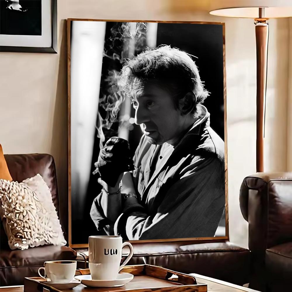 フランスの歌手 S-Serge Gainsbourg ポスタ - Home Textiles France のレビューと価格