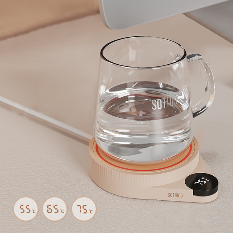 新しいコーヒーマグウォーマーカップヒーターサーモスタット式ウ - Heated Pad Electric のレビューと価格