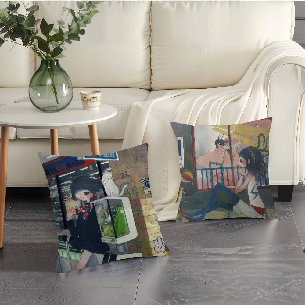 アートアヤタカノガール枕アニメ枕ソファベッドヘッド枕カバーク - Aya Home Textiles のレビューと価格