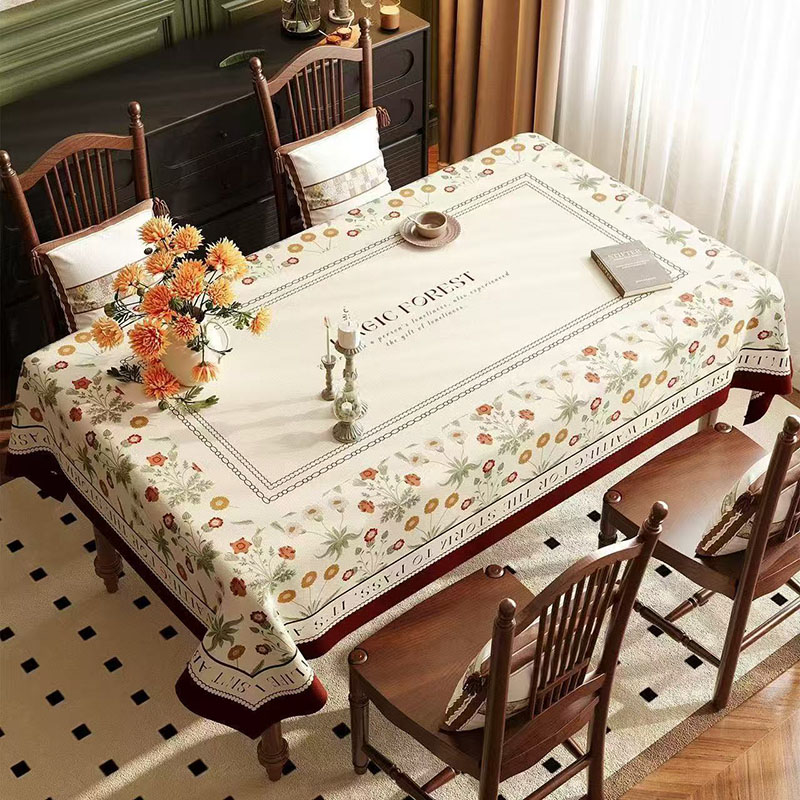 アメリカンパストラルPVC防水テーブルクロス高品質耐油性洗濯 - Home Textiles Today News のレビューと価格