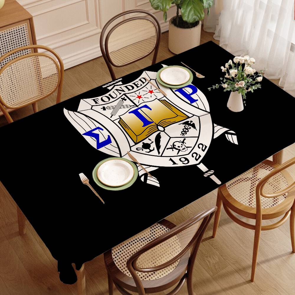 シグマ・ガンマ・ロー ロゴ テーブルクロス ホームディナーパ - Home Textiles Today News のレビューと価格