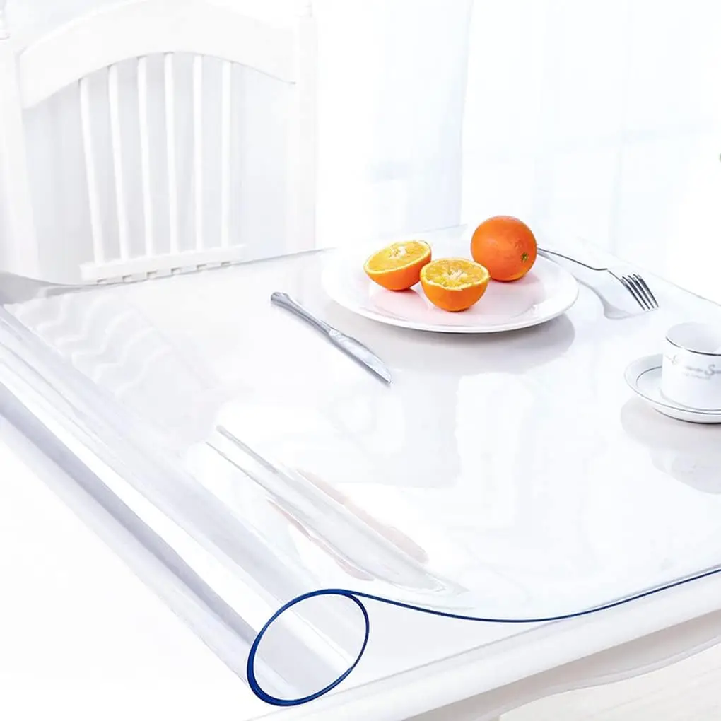透明なビニールテーブルクロス,長方形,プラスチック,ガラス, - Home Textiles Today News のレビューと価格
