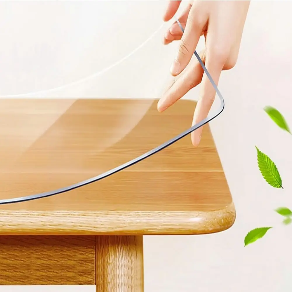 透明なビニールテーブルクロス,長方形,プラスチック,ガラス, - Home Textiles Today News のレビューと価格