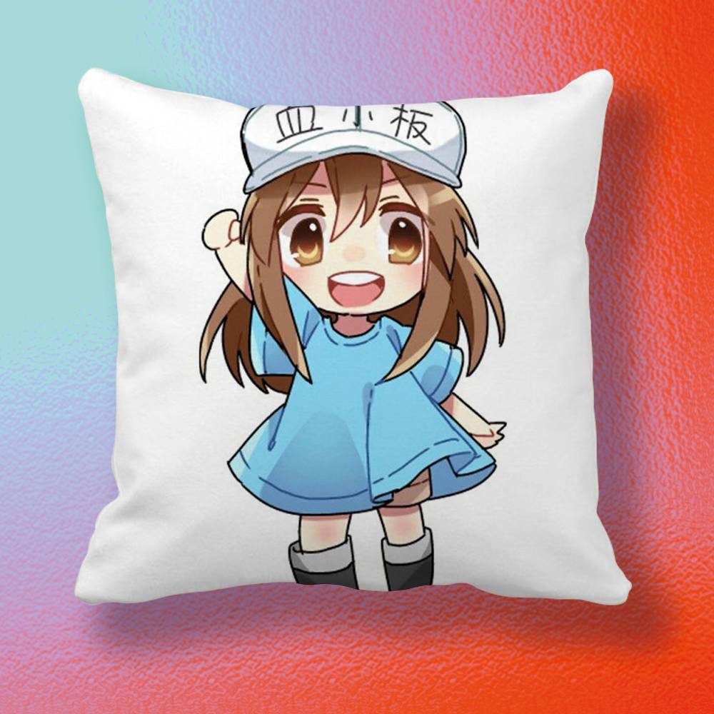 アニメ「はたらく細胞」枕カバーギフト高精細デジタル印刷、驚く - Home Textiles Definition のレビューと価格