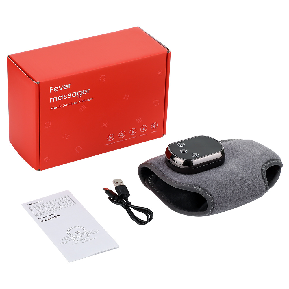 足の熱マッサージャー電気手首加熱パッドラップ温湿布振動マッサ - Heated Pad Electric のレビューと価格